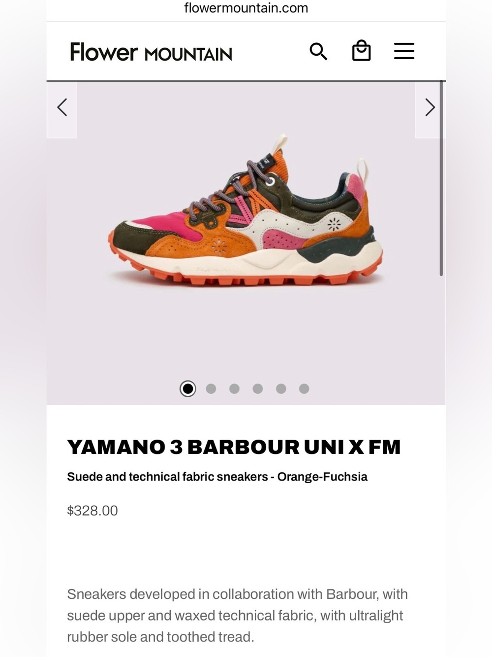 NWT Flower Mountain X Barbour YAMANO 3 BARBOUR UNI X FM - Picture 2 of 16